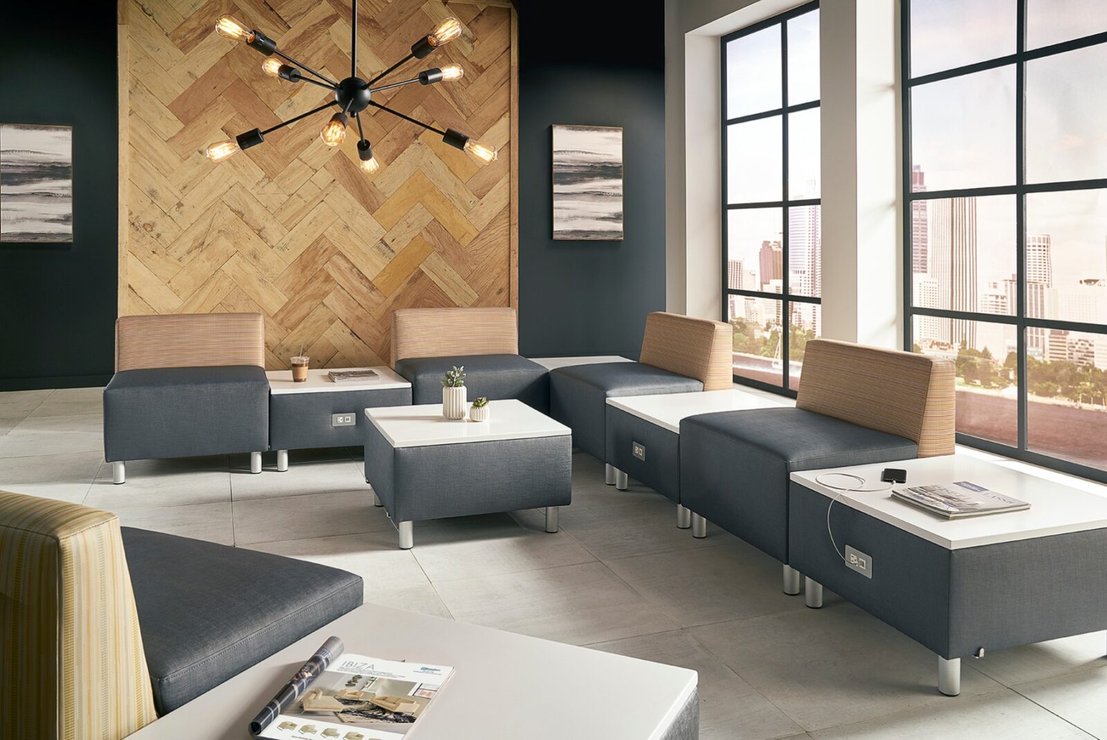 retirement home lounge collection by Beaufurn