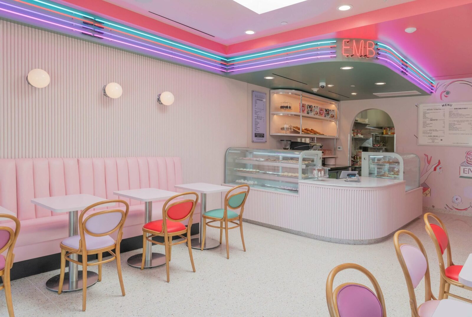 retro look with laminate tabletops