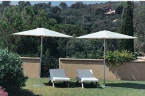 single pole resistant to wind umbrella
