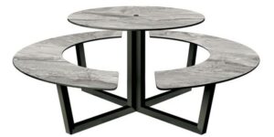 monterey round picnic table