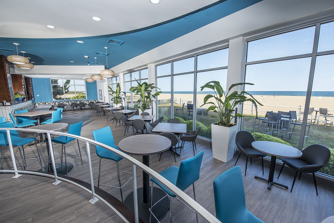 modern restaurant seating