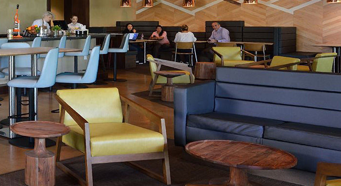 an arrangement of ideal commercial furniture