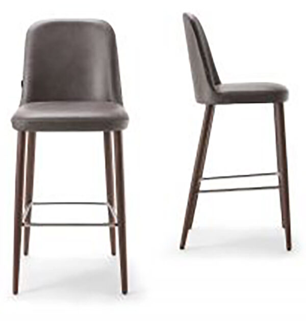 Bloom Barstool Wood Legs
