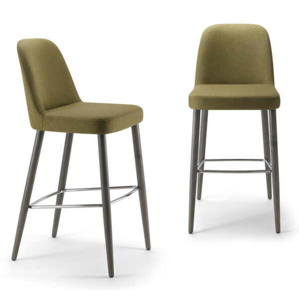 Bloom Barstool Wood Legs