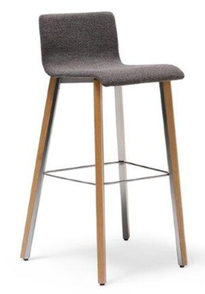 Hybrid Barstool Upholstered