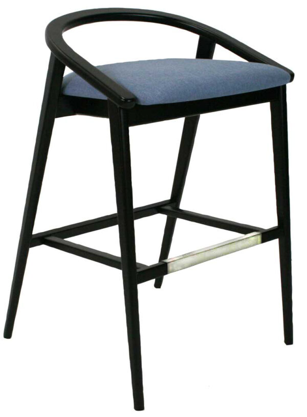 Finley Barstool with Wood Back