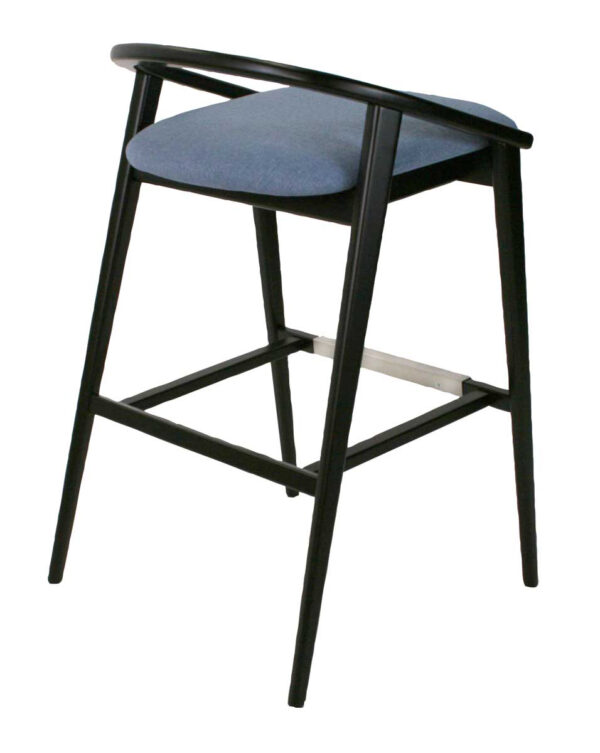Finley Barstool with Wood Back
