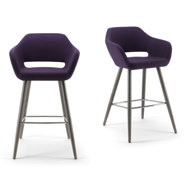 Larsen Barstool Wood Leg