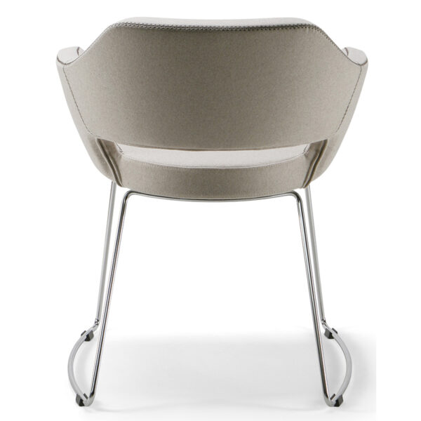 Larsen Arm Chair Sled Base