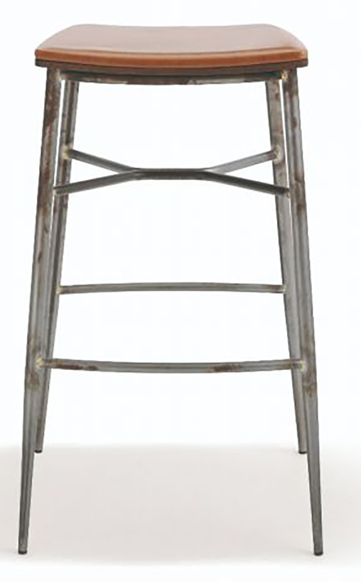 Lotus P Backless Barstool Vintage