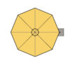 P6-UNO-Round All Weather Umbrella