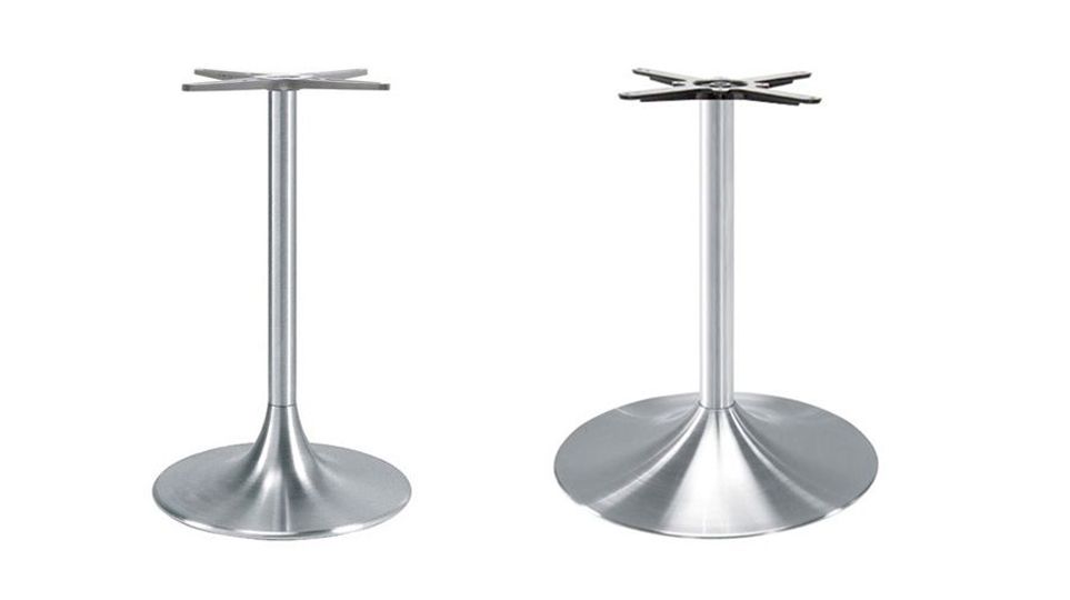 two outdoor table bases