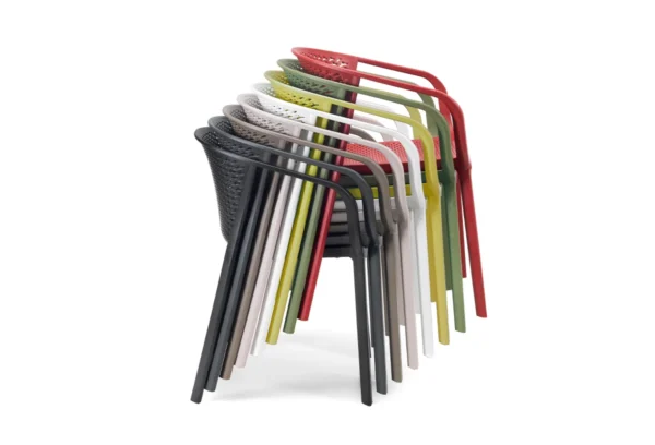 Janet Outdoor Arm Chair Stack